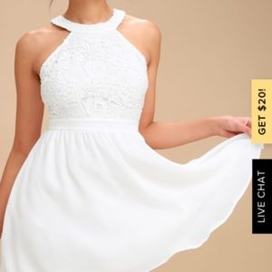 white dress from Lulu's